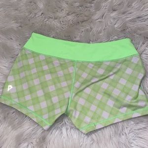 Neon green spandex !! From Ivivva